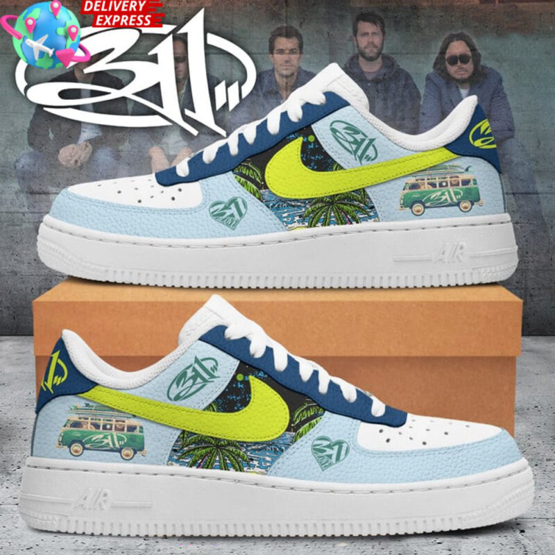 311 Tropical Vibes Air Force 1 311 Merch Father's Day Presents For Husband