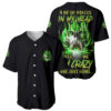 9 Of 10 Voices In My Head Fire Skull Baseball Jersey