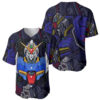 Abstract Gundam Baseball Jersey Anime Mix Abstract Background