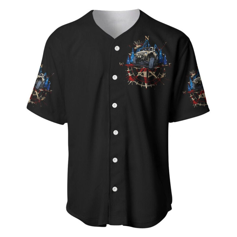 Adventure Jeep Baseball Jersey Compass Jeep Life