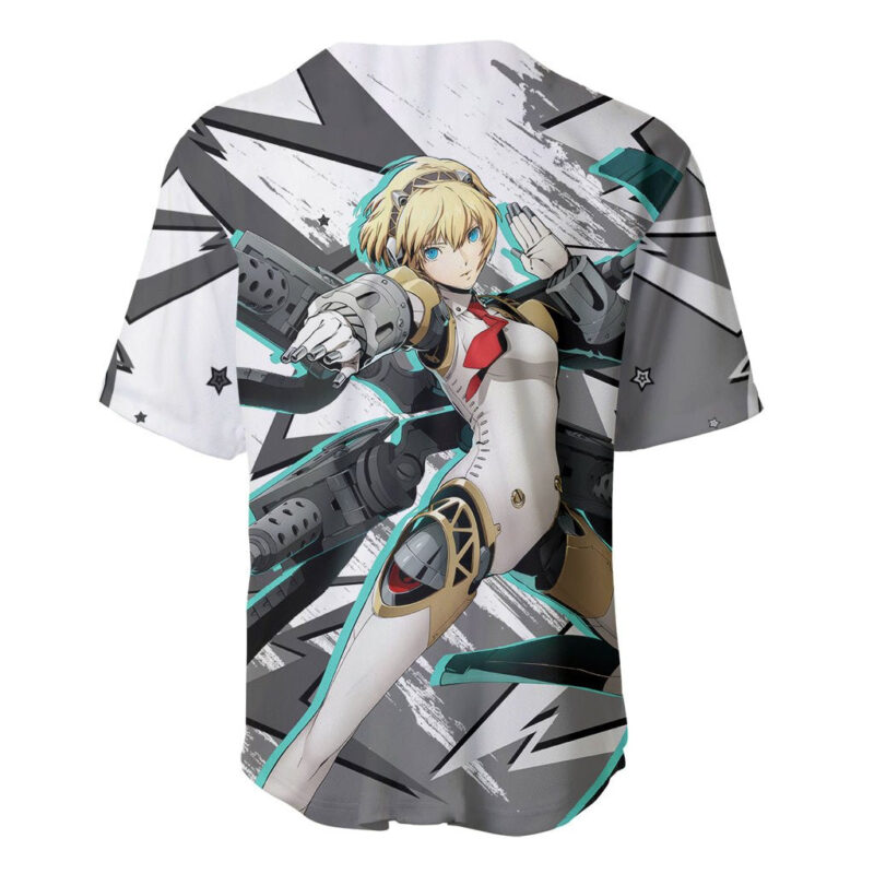 Aigis Persona Baseball Jersey Anime Mix Polygon Cyber
