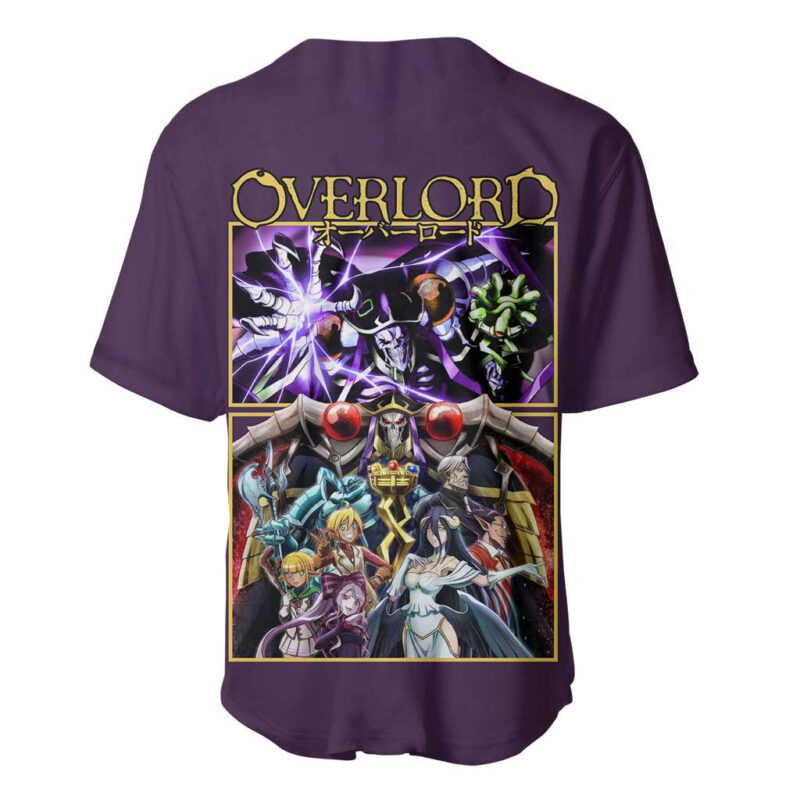 Ainz Ooal Gown Overlord Baseball Jersey Anime