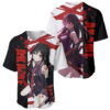 Akame - Akame ga Kill Baseball Jersey Anime Mix Grunge Blood