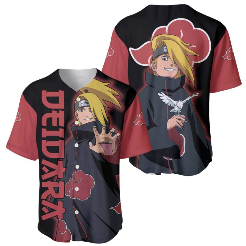 Akatsuki Deidara Baseball Jersey Naruto