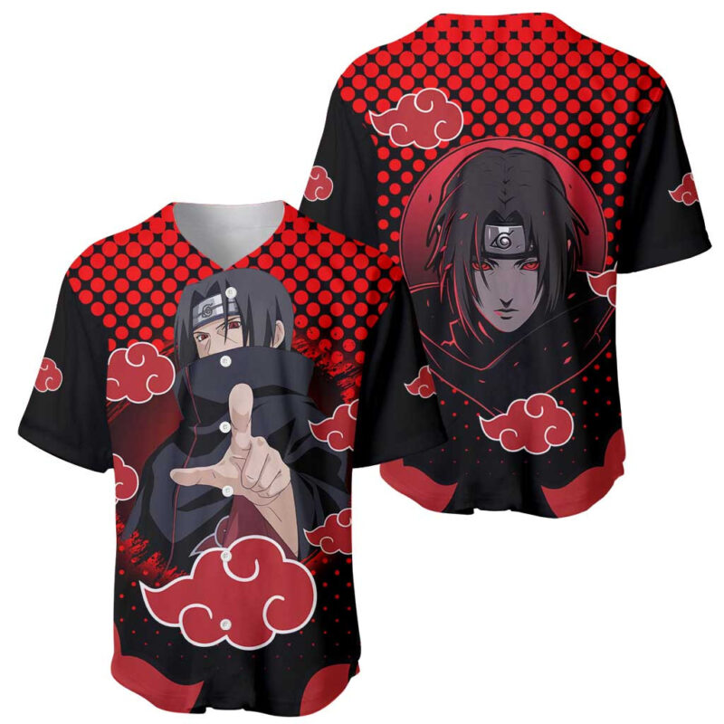 Akatsuki Itachi - Natuto Baseball Jersey Anime