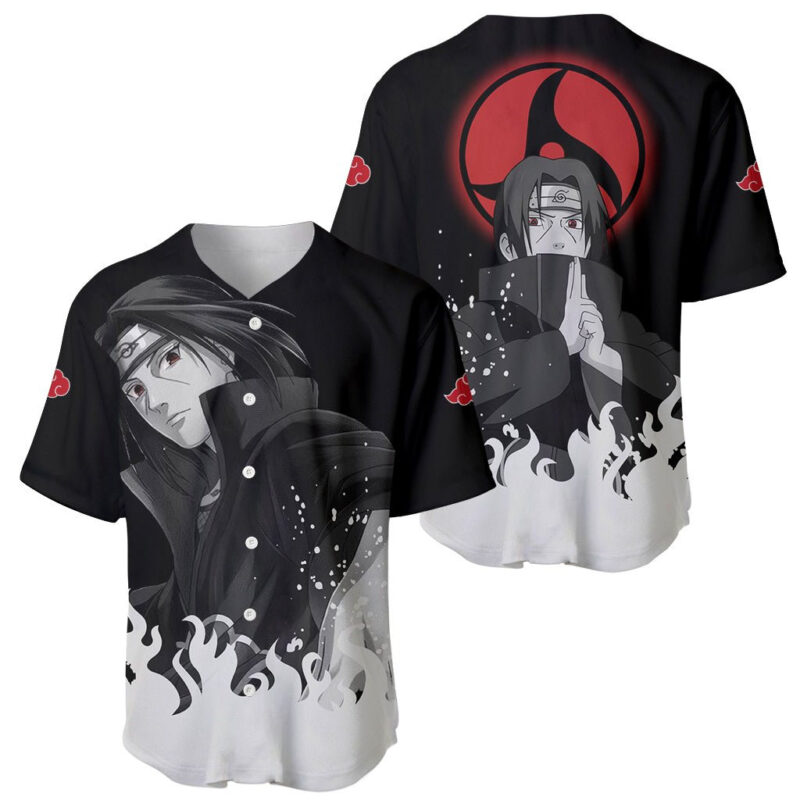 Akatsuki Itachi Uchiha Akatsuki Itachi Uchiha Baseball Jersey