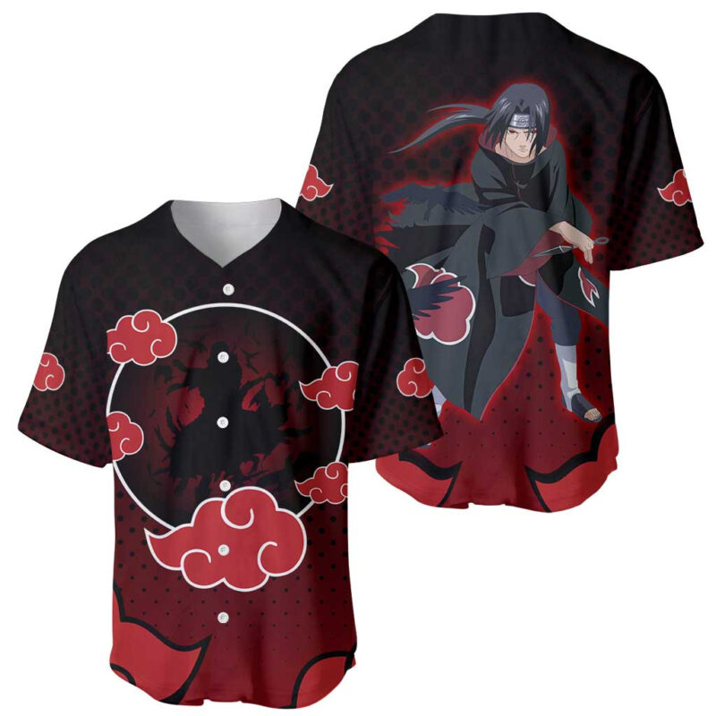 Akatsuki Itachi Uchiha - Naruto Baseball Jersey Anime