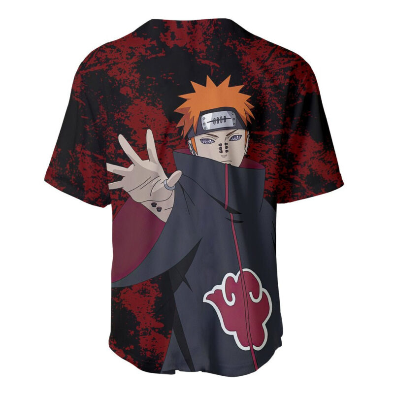 Akatsuki Pain - Anime Tie - Dye Style Baseball Jersey