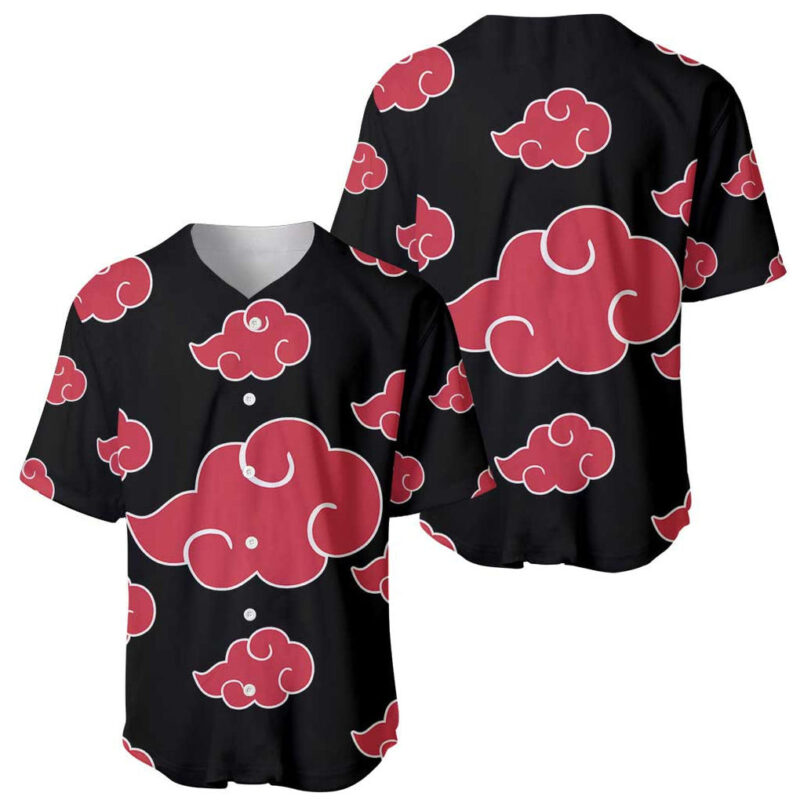 Akatsuki Uniform - Naruto Baseball Jersey Anime