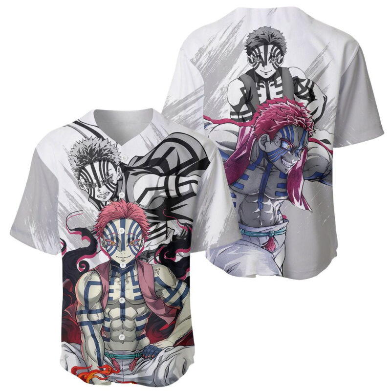 Akaza Baseball Jersey Demon Slayer
