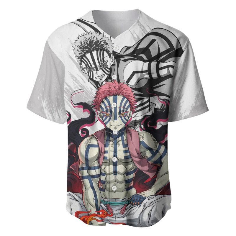 Akaza Baseball Jersey Demon Slayer