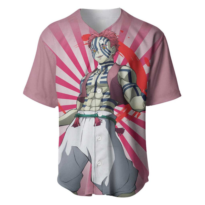 Akaza - Demon Slayer Baseball Jersey Anime