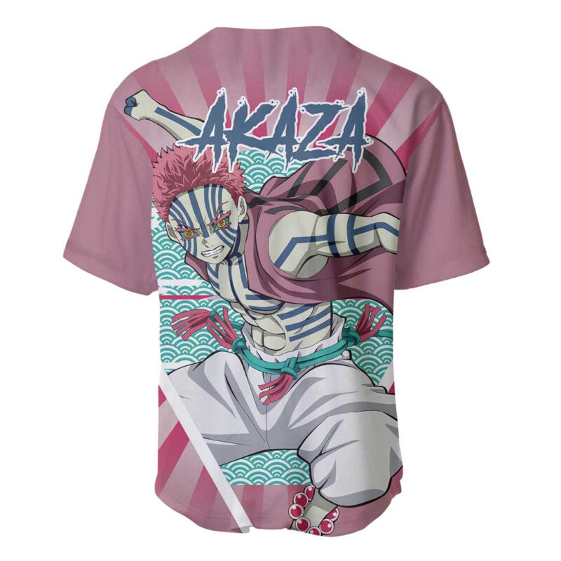 Akaza - Demon Slayer Baseball Jersey Anime