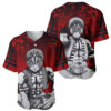 Akaza Demon Slayer Baseball Jersey Japan Art