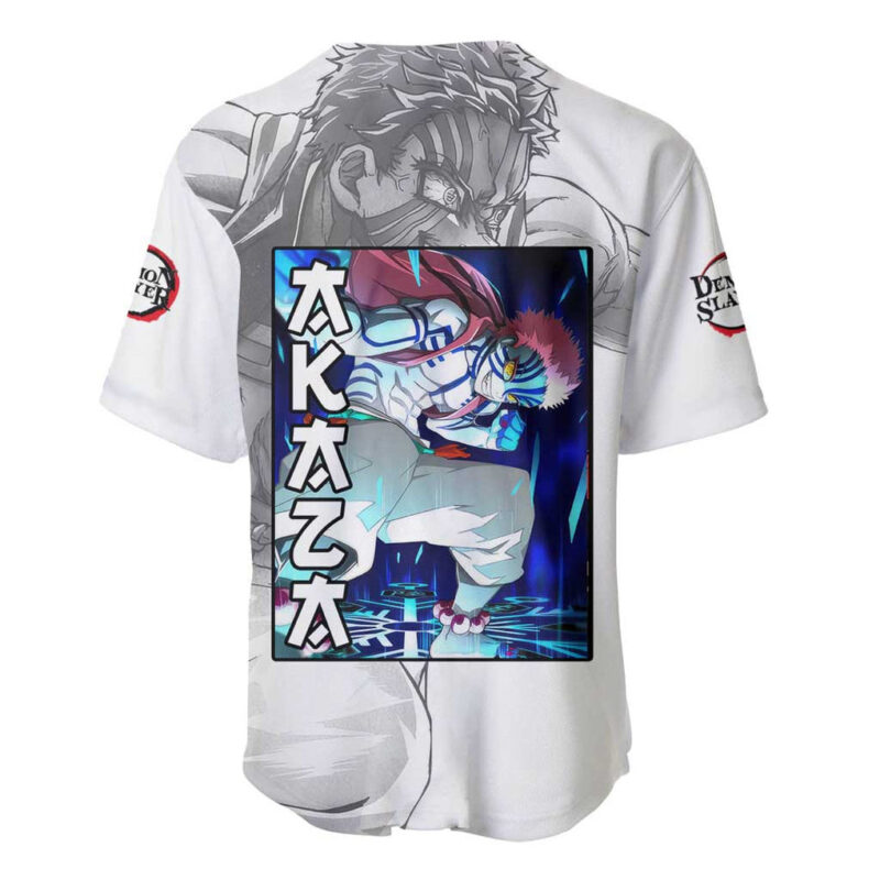 Akaza - Demon Slayer - Kimesu no Yaiba Baseball Jersey Japan Art