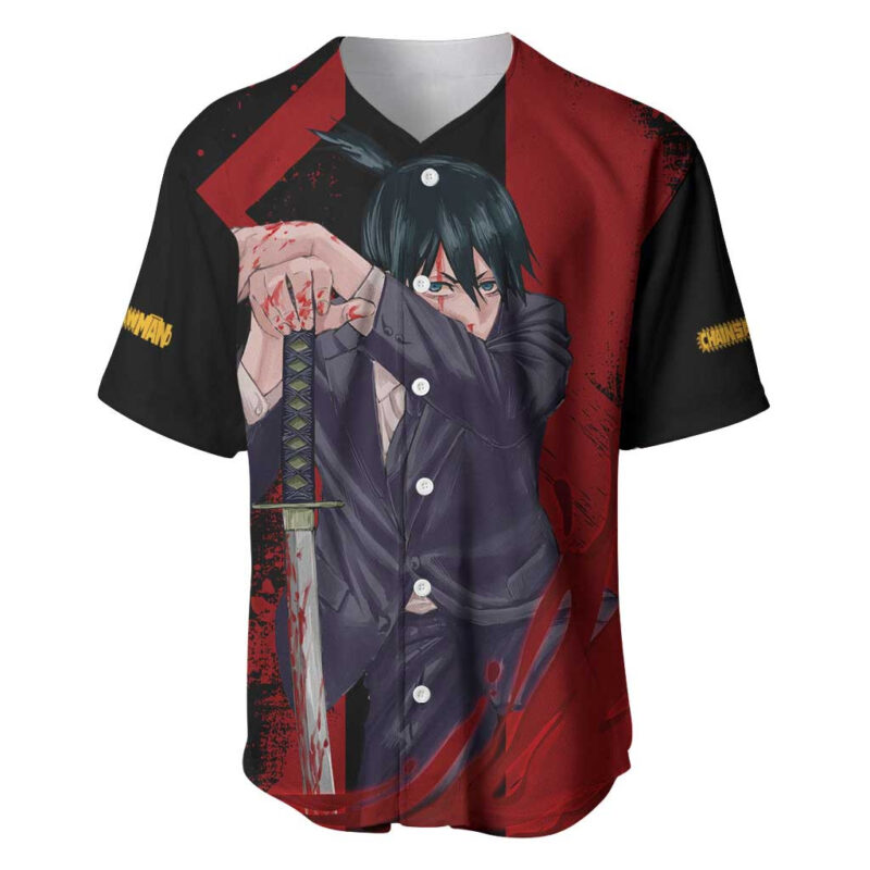 Aki Hayakawa - Chainsaw Man Baseball Jersey Anime