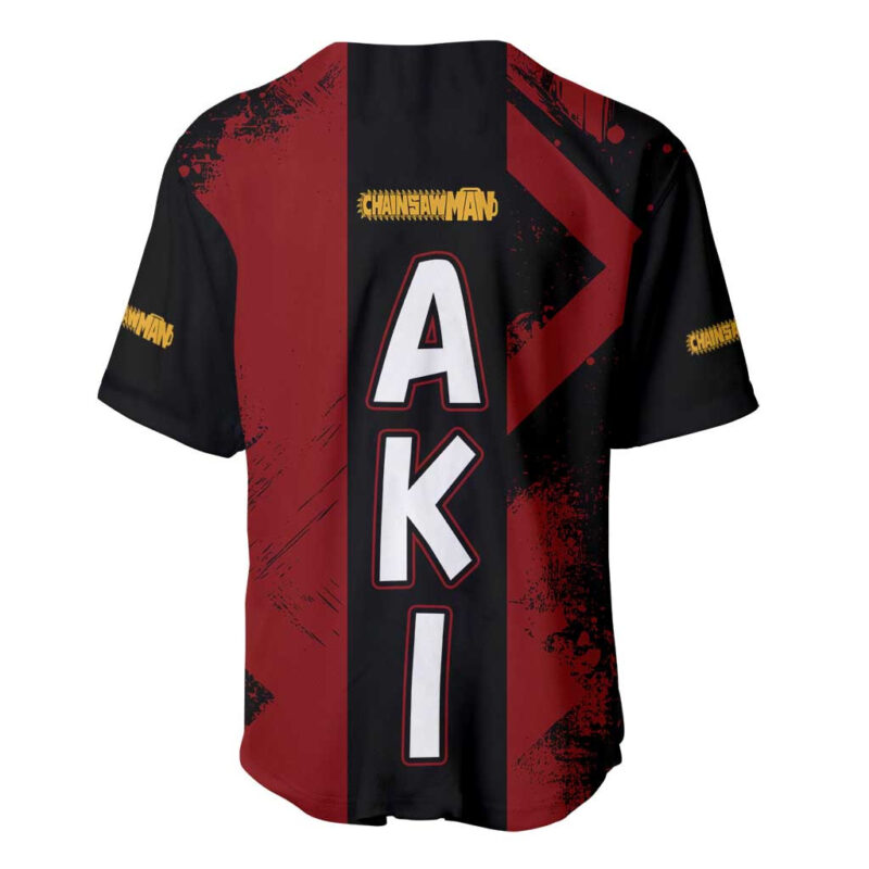 Aki Hayakawa - Chainsaw Man Baseball Jersey Anime
