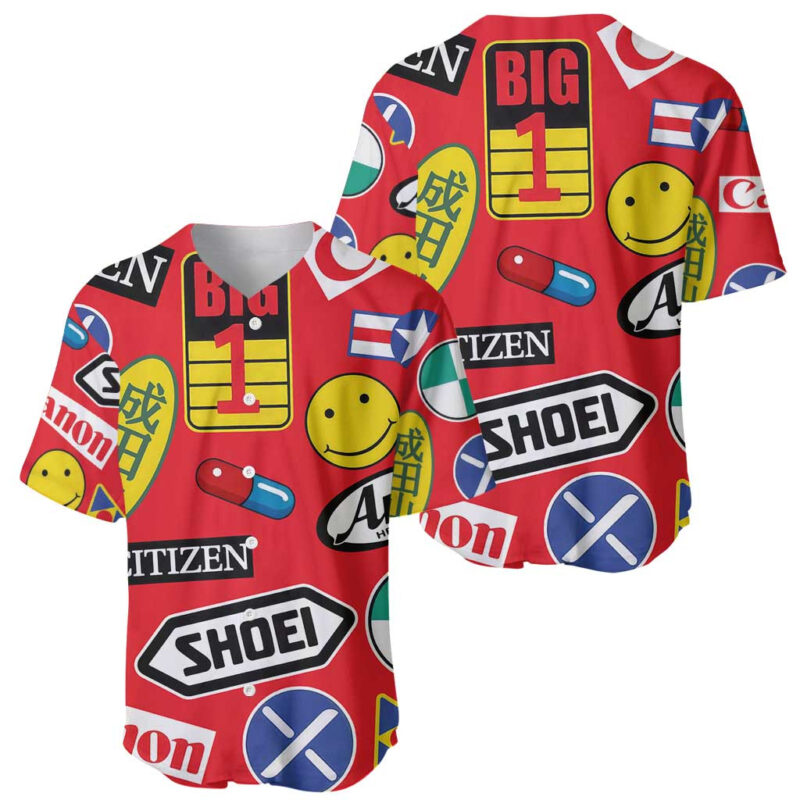 Akira Full Decals Baseball Jersey Anime