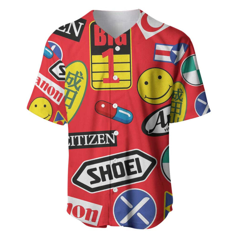 Akira Full Decals Baseball Jersey Anime