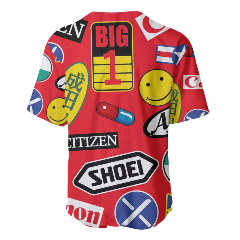 Akira Full Decals Baseball Jersey Anime