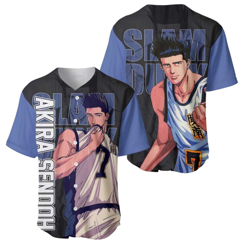 Akira Sendoh - Slam Dunk Baseball Jersey Anime