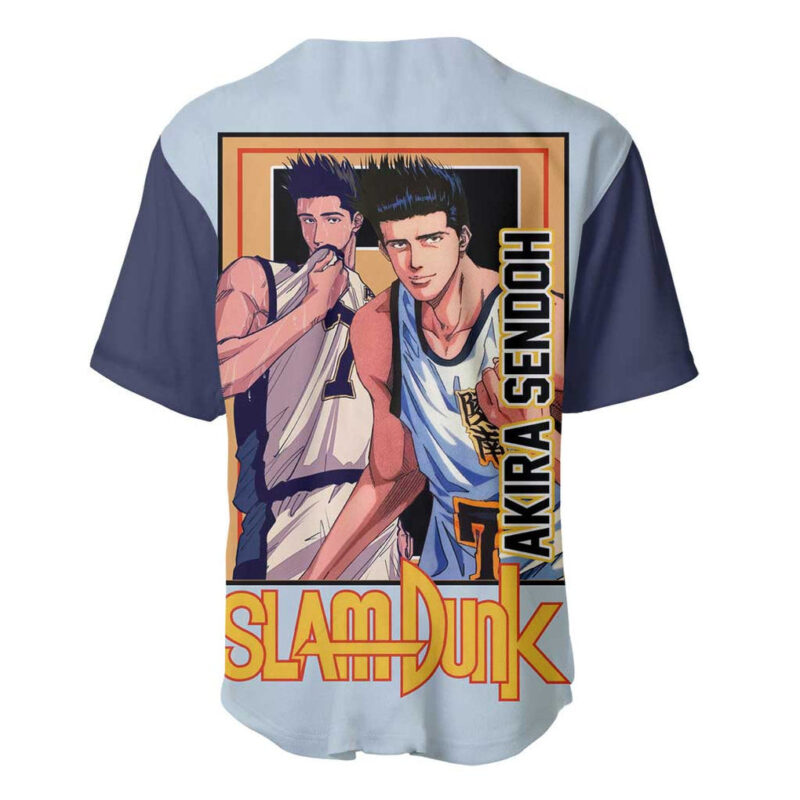 Akira Sendoh Slam Dunk Baseball Jersey Japan Anime