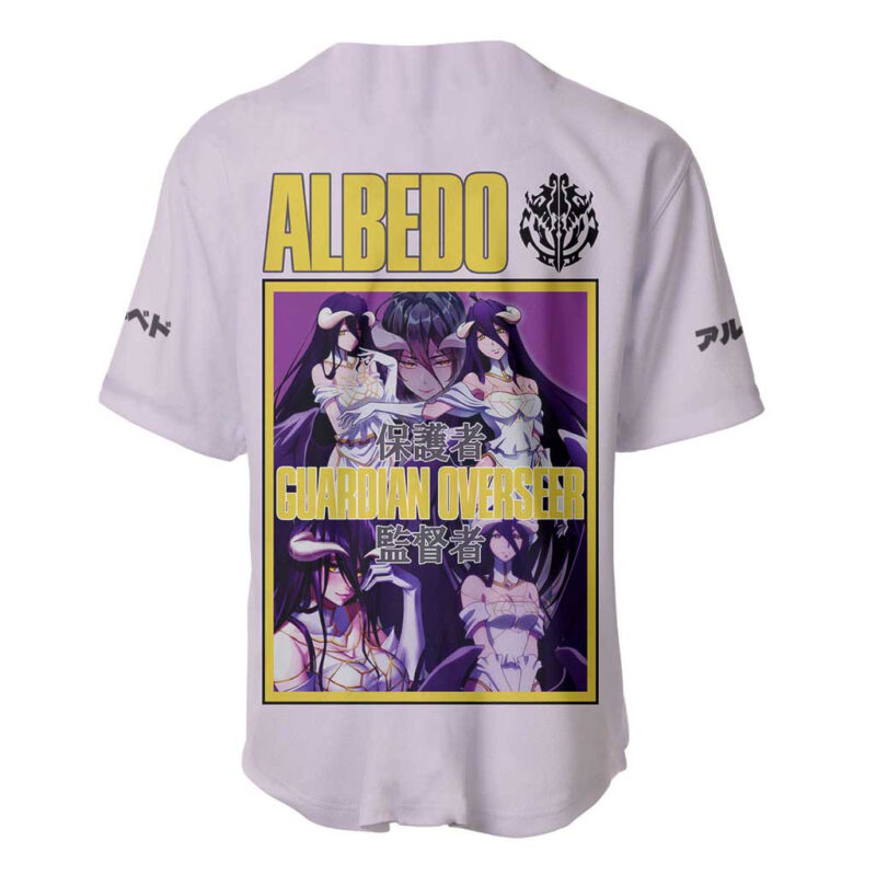 Albedo Overlord Baseball Jersey Anime