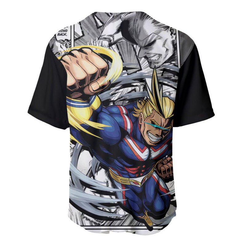All Might Baseball Jersey Manga