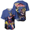 All Might - My Hero Academia Baseball Jersey Anime