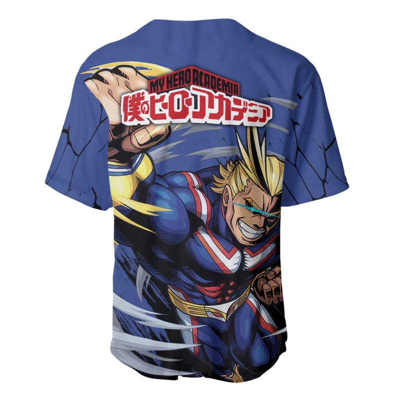 All Might - My Hero Academia Baseball Jersey Anime