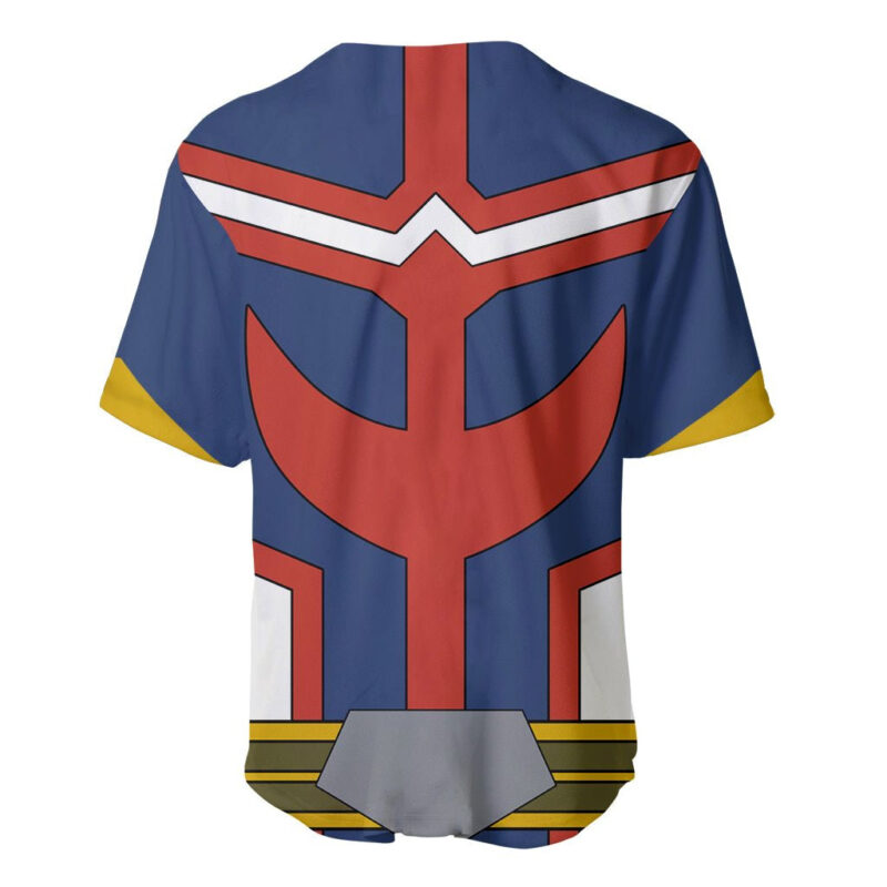 All Might Uniform Baseball Jersey My Hero Academia
