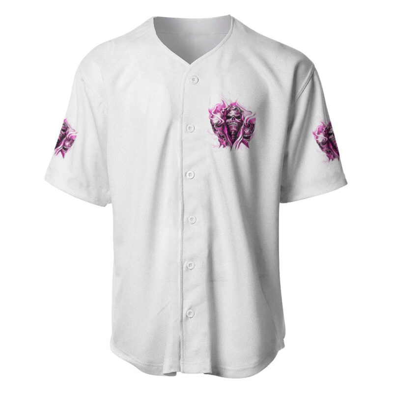Always A Strong Women Skull Baseball Jersey