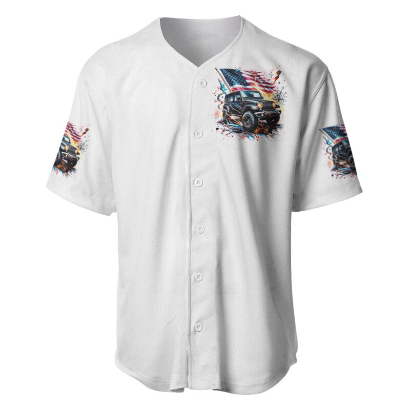 America Jeep Baseball Jersey I'm The Black Jeep Of The Family