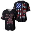 American Jeep Baseball Jersey American Flag Jeep Life