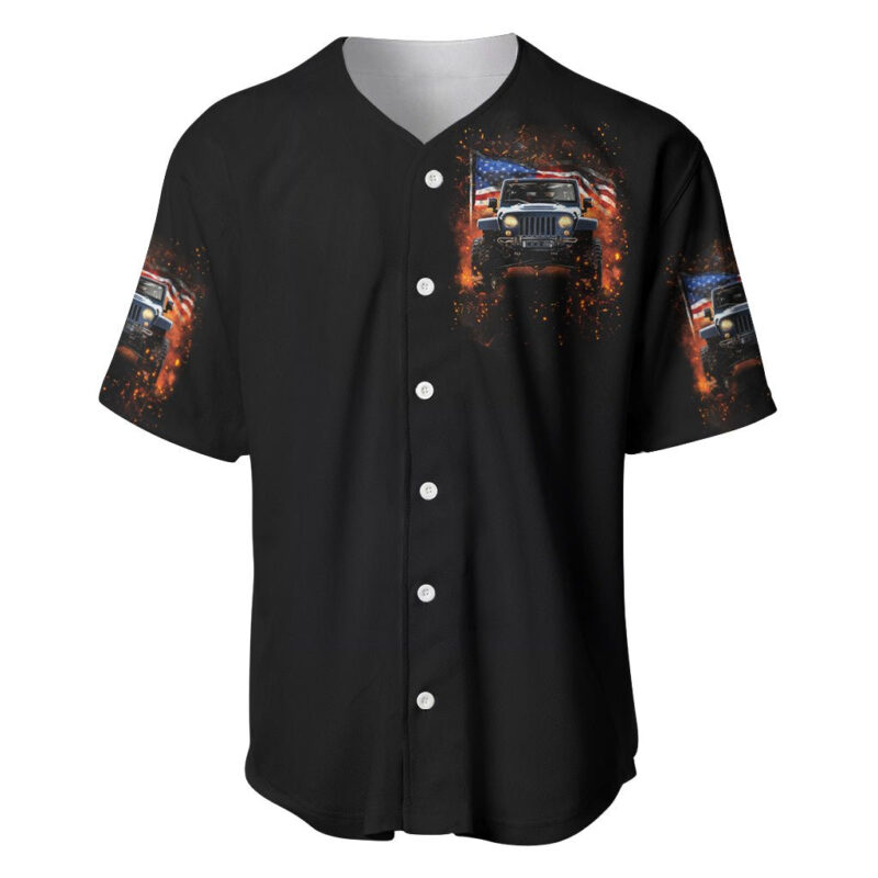 American Jeep Baseball Jersey I'm The Black Jeep Of The Family