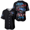 American Jeep Baseball Jersey Jeep Girls Like It Dirty