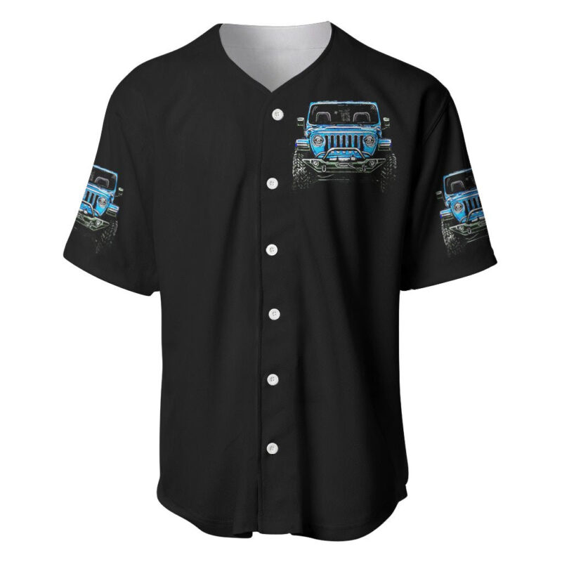 American Jeep Baseball Jersey Once Upon A Time I Was An Asshole JKD I Still Am