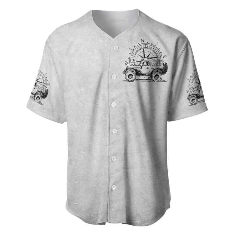 American Jeep Baseball Jersey Sketch Art Jeep Life