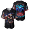 American Skull Baseball Jersey Nice To Meet You Im The Coach