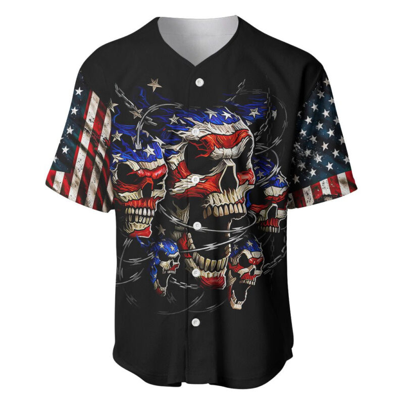American Skull Baseball Jersey Nice To Meet You Im The Coach