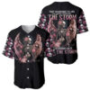 Angel Skull Baseball Jersey She Whispered Back Iam The Storm