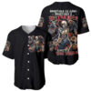 Angel Skull Baseball Jersey Sometimes An Angel Sometimes A Hellraiser