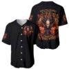 Angel Skull Baseball Jersey Sometimes An Angel Sometimes A Hellrasier