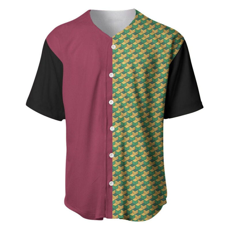 Anime Demon Slayers Giyuu Tomioka Baseball Jersey Basic Streetwear