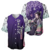 Anime Demon Slayers Kocho Shinobu Baseball Jersey Insect Hashira