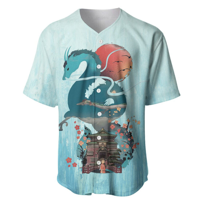 Anime Movie Chihiro Baseball Jersey Artsy Style