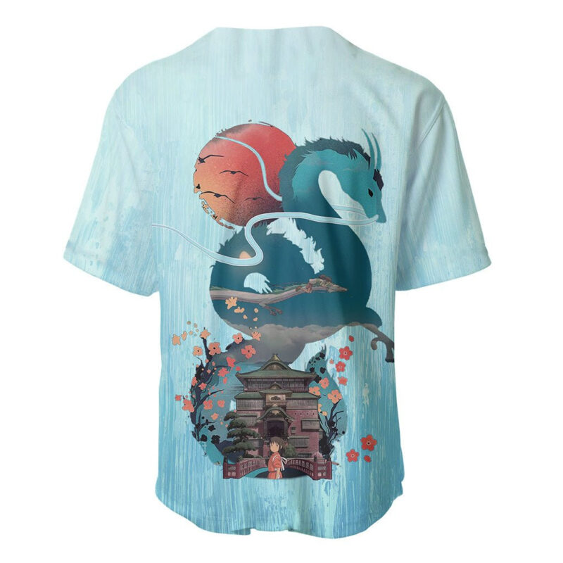 Anime Movie Chihiro Baseball Jersey Artsy Style
