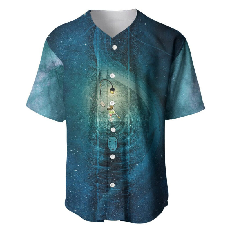 Anime Movie Chihiro Baseball Jersey Spiritland Railway