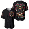 Anubis Skull Baseball Jersey Skull Anubis Don't Try To Figured Me Out