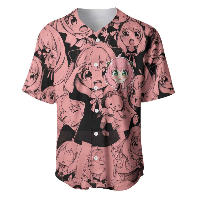 Anya Forger Bond Spy x Family Baseball Jersey Anime Mix Manga